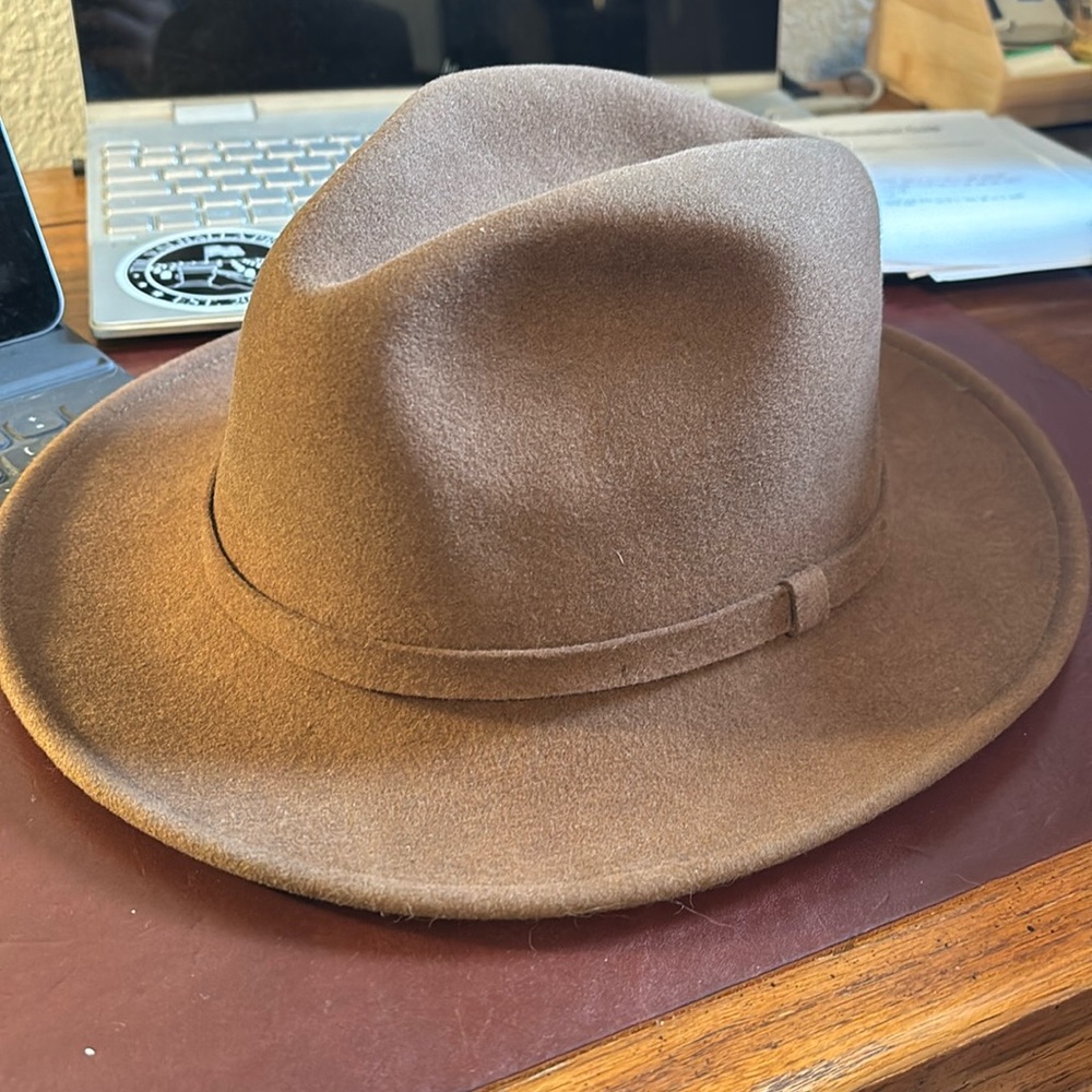100% Wool Fedora Hat